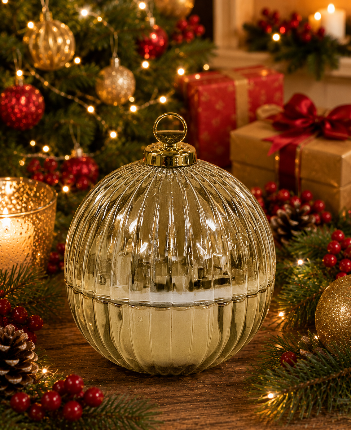 Christmas Bauble Candle