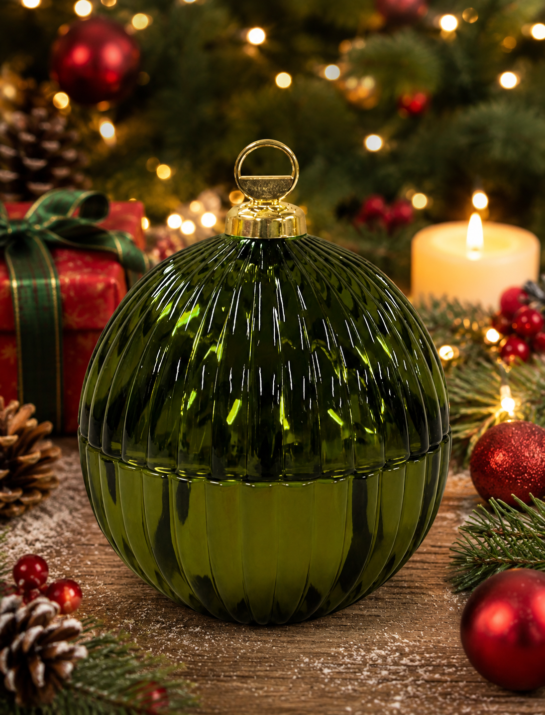 Christmas Bauble Candle