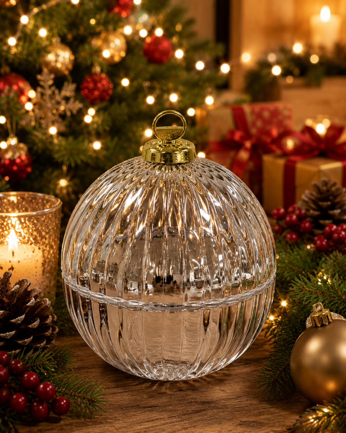 Christmas Bauble Candle