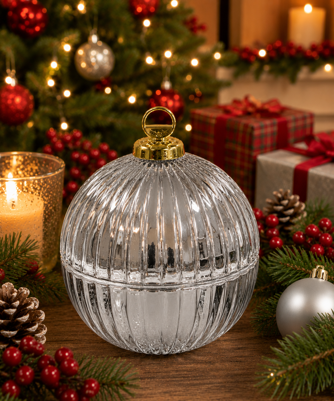 Christmas Bauble Candle