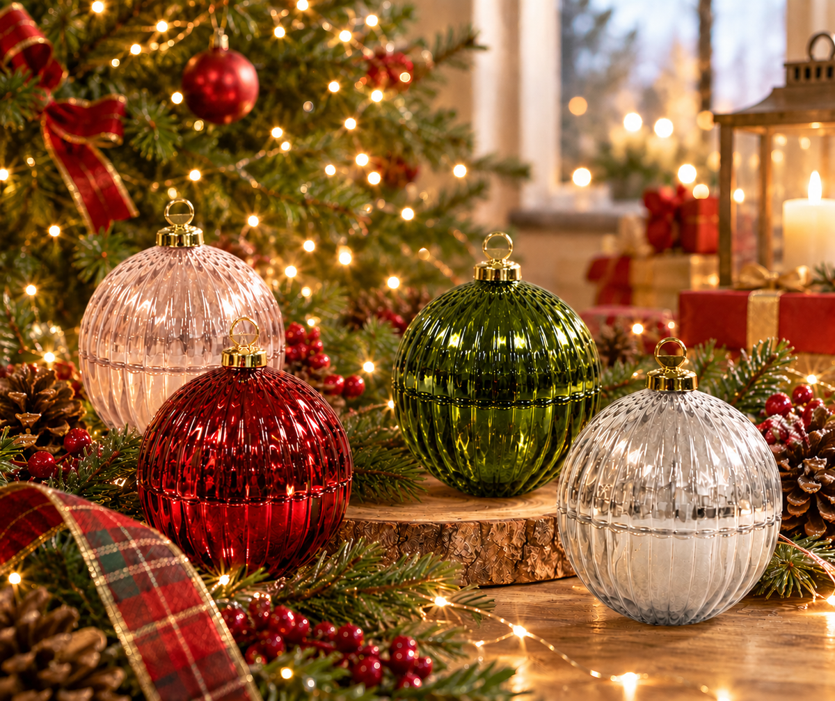 Christmas Bauble Candle