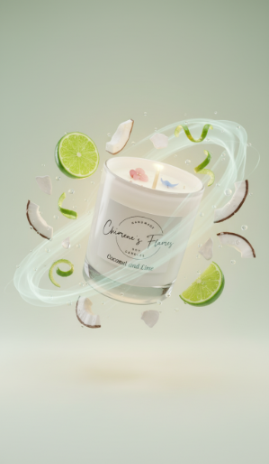 Coconut and Lime 300g Soy Candle