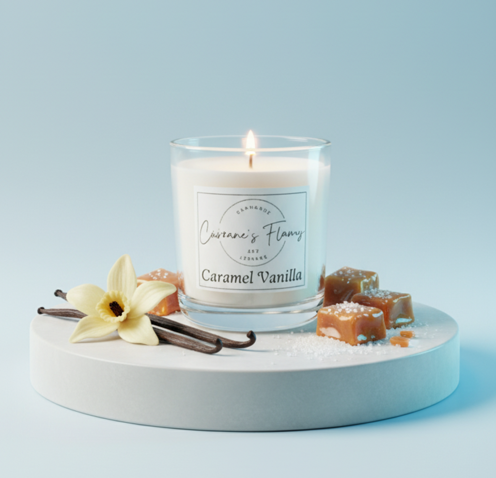 Caramel Vanilla 300g Soy Candle
