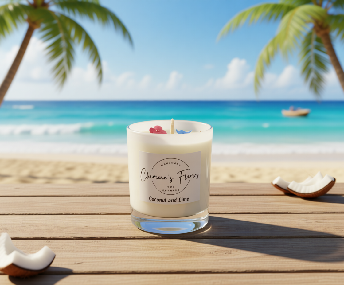 Coconut and Lime 300g Soy Candle