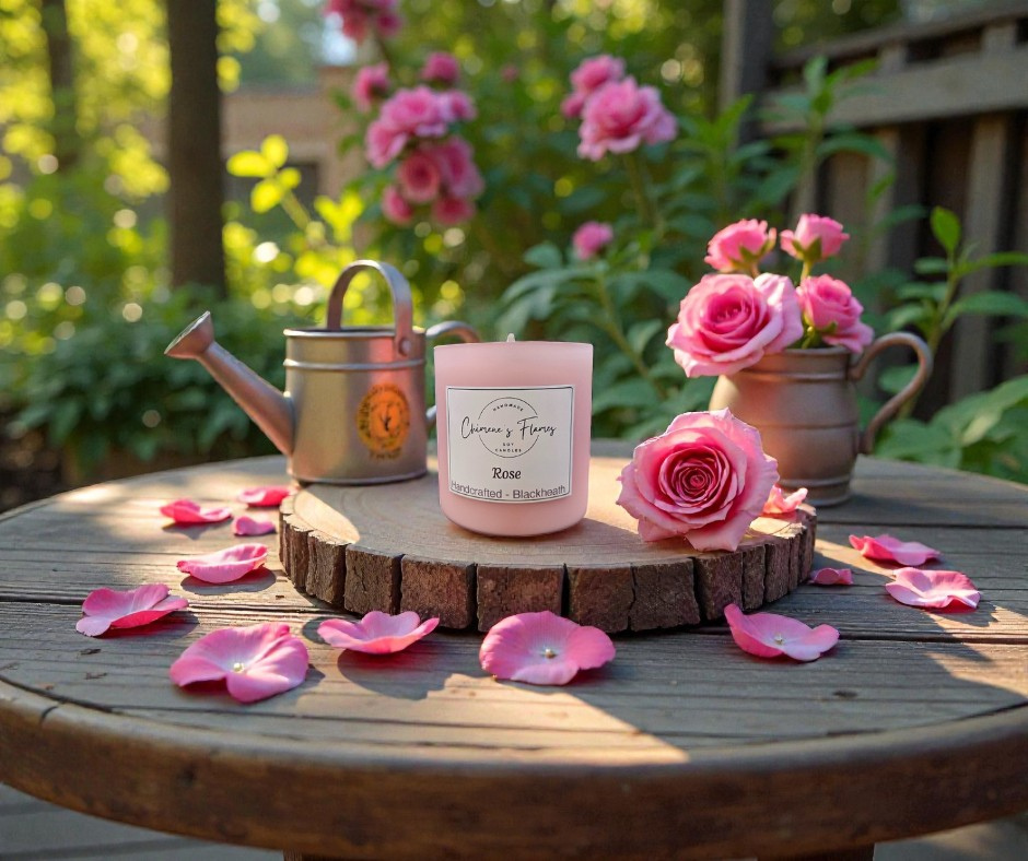 Rose 300g Soy Soy Candle